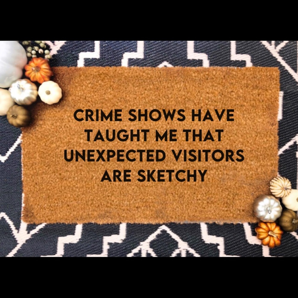 Crime Shows Doormat